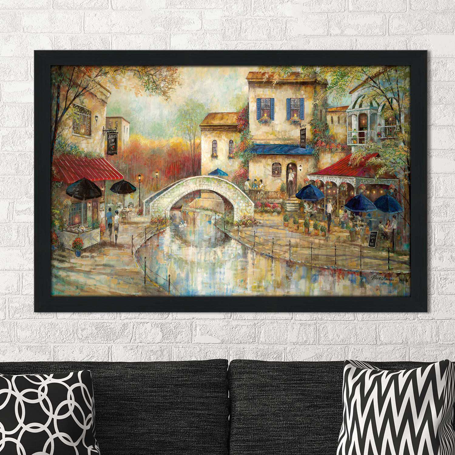 Fleur De Lis Living 'Arthurs' Framed Oil Painting Print Wayfair